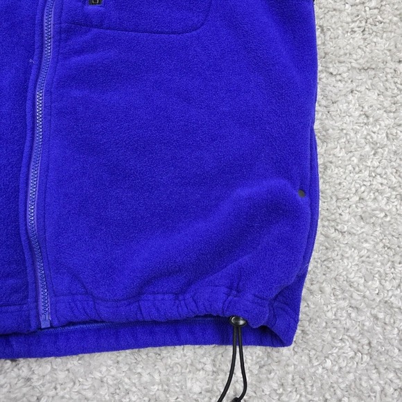 Vintage LL Bean Vest Mens Medium Purple Full Zip USA Outdoors Hiking READ - Picture 2 of 9